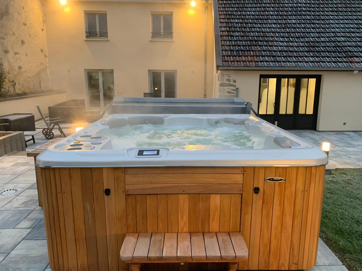 Chez La Rose Luxueuse Cottage Avec Jacuzzi Rouvres-la-Chétive 외부 사진